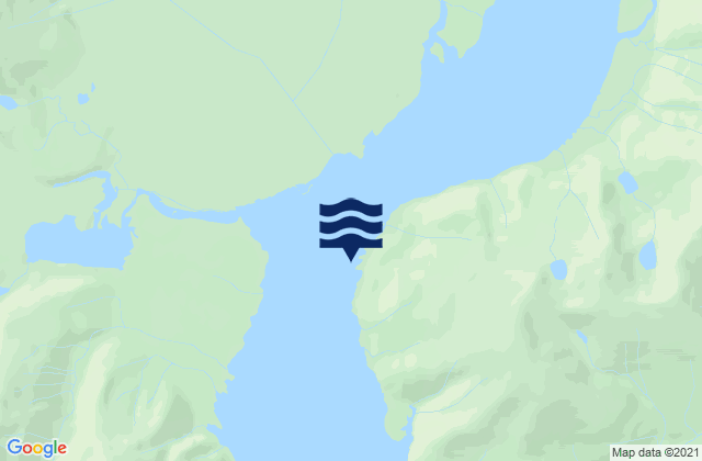 Mapa de mareas 0.2 mile off Taku Point, United States