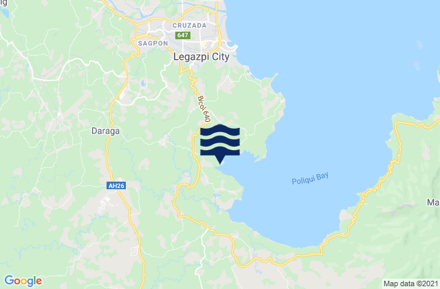 Mapa de mareas Aanislag, Philippines