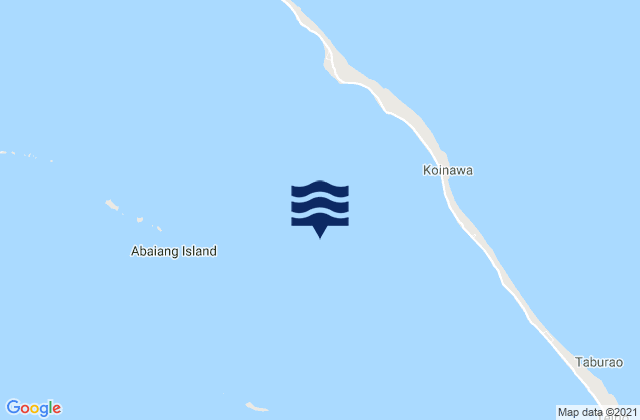 Mapa de mareas Abaiang, Kiribati