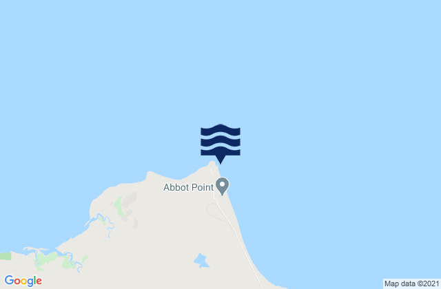 Mapa de mareas Abbot Point, Australia