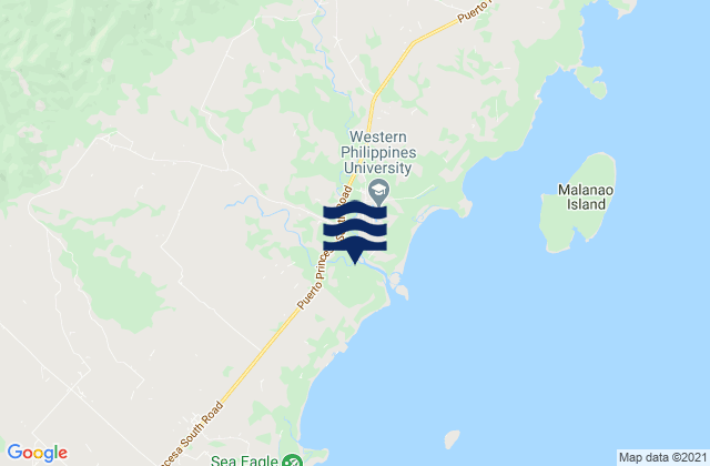 Mapa de mareas Aborlan, Philippines