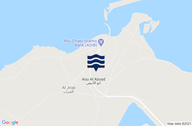 Mapa de mareas Abū al Abyaḑ, United Arab Emirates