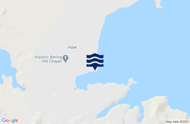 Mapa de mareas Adak Island, United States