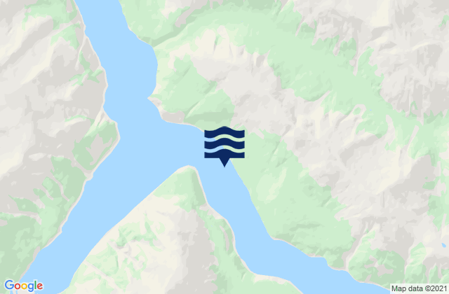 Mapa de mareas Adams Harbour, Canada