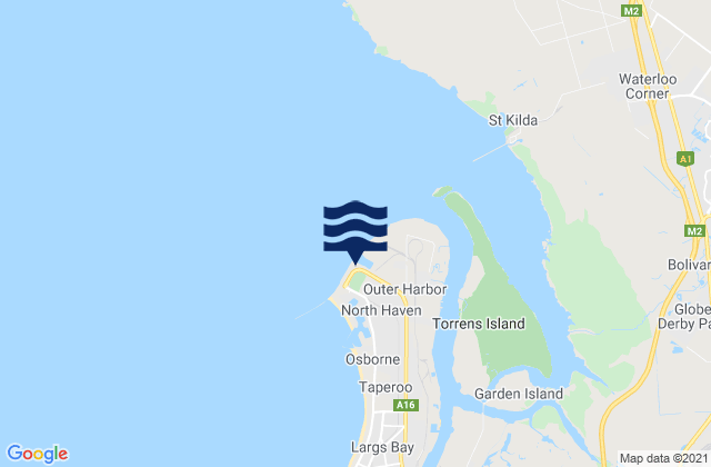 Mapa de mareas Adelaide (Outer Harbour), Australia