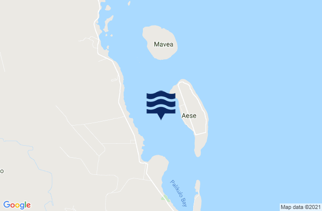 Mapa de mareas Aesi, New Caledonia