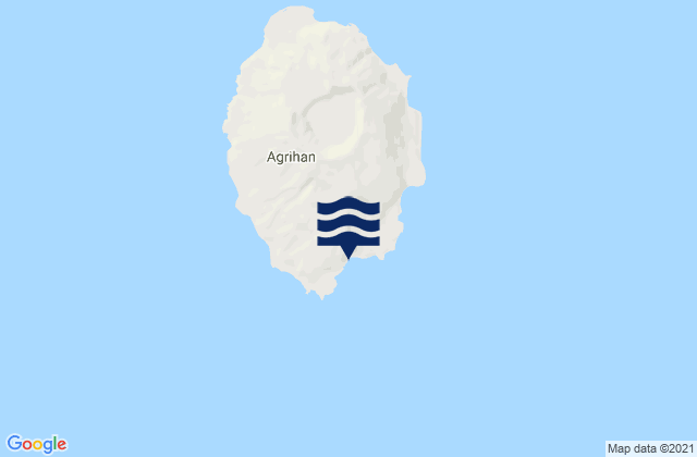 Mapa de mareas Agrihan Island, Northern Mariana Islands