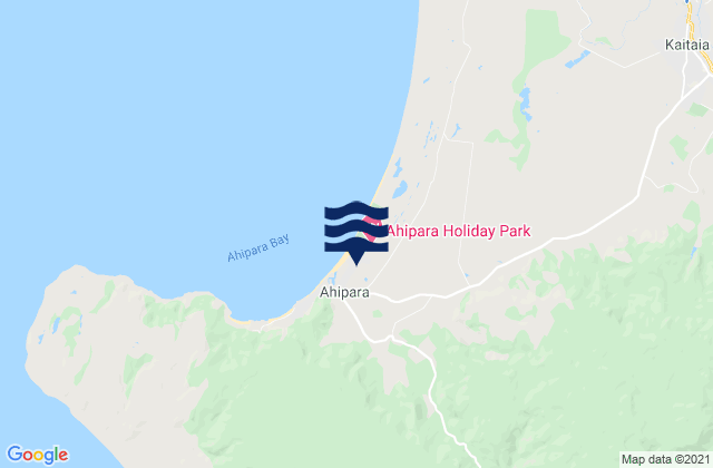 Mapa de mareas Ahipara, New Zealand