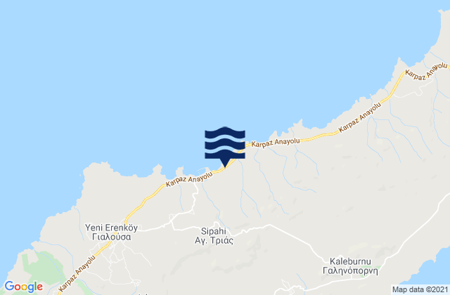 Mapa de mareas Aigialoúsa, Cyprus