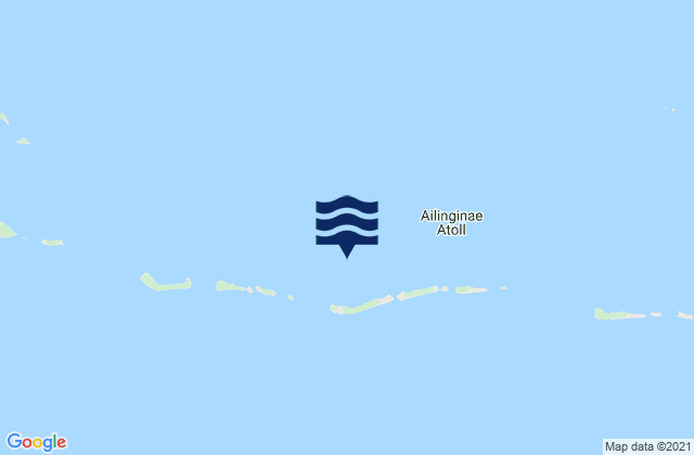 Mapa de mareas Ailinginae Atoll, Marshall Islands