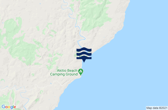 Mapa de mareas Akitio River Entrance, New Zealand
