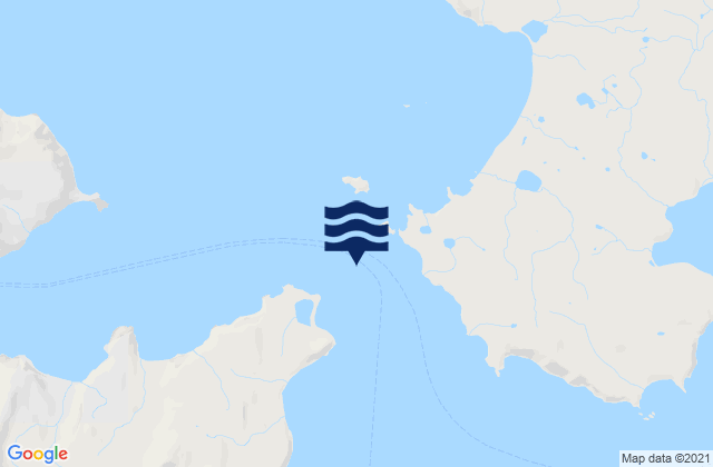 Mapa de mareas Akun Strait, United States