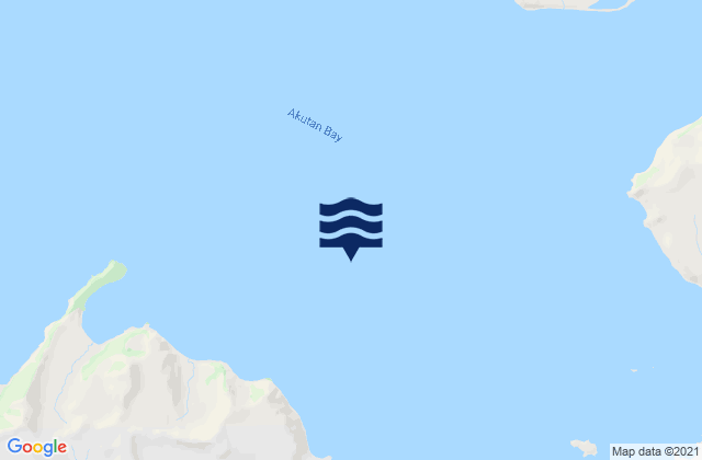 Mapa de mareas Akutan Bay, United States