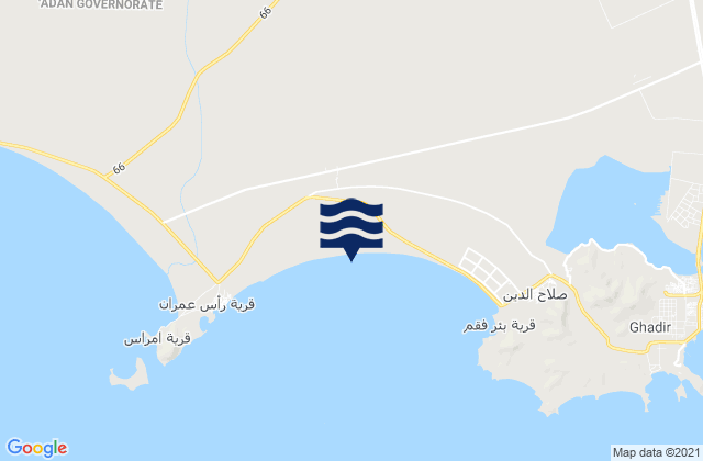 Mapa de mareas Al Buraiqeh, Yemen