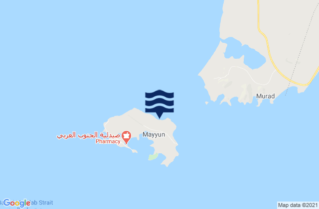 Mapa de mareas Al Mualla, Yemen