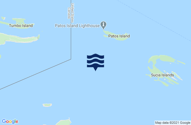 Mapa de mareas Alden Point Patos Island 2 miles S of, United States