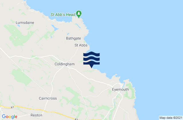 Mapa de mareas Allanton, United Kingdom