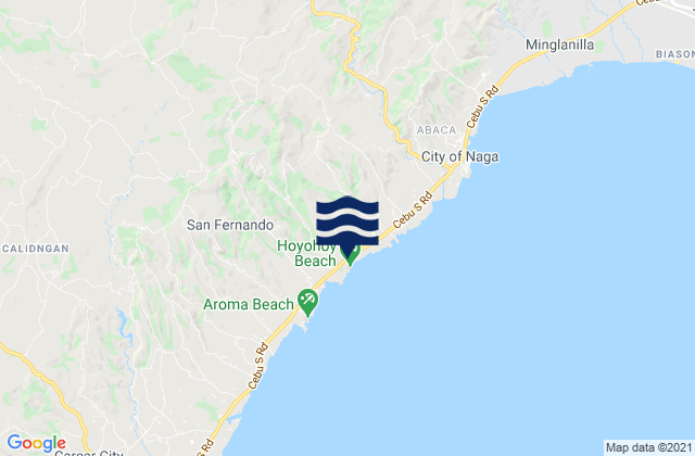 Mapa de mareas Alpaco, Philippines