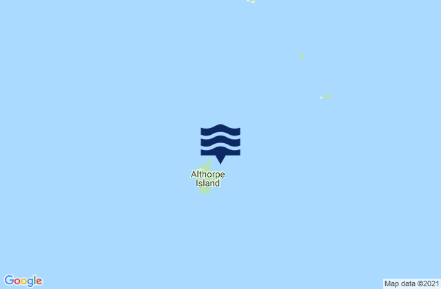 Mapa de mareas Althorpe Island, Australia