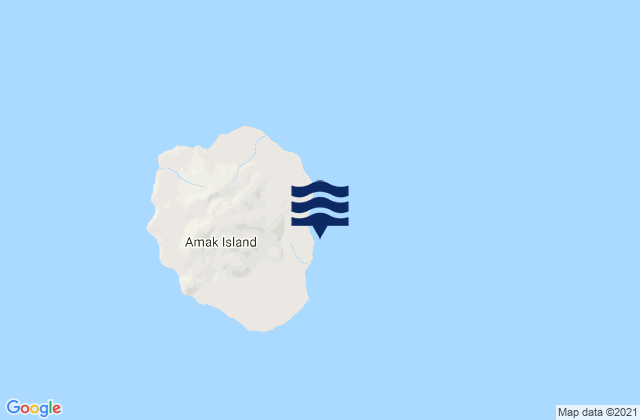 Mapa de mareas Amak Island, United States