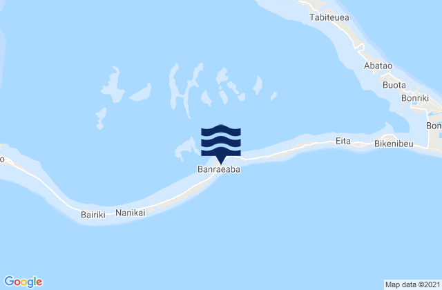 Mapa de mareas Ambo Village, Kiribati