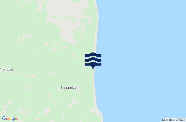 Mapa de mareas Ambohitralanana, Madagascar
