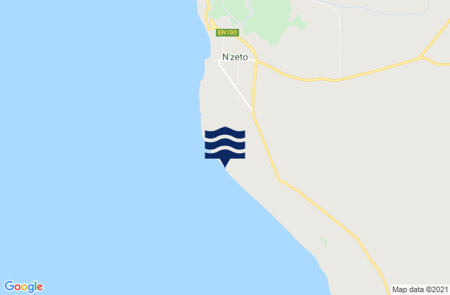 Mapa de mareas Ambrizete, Angola