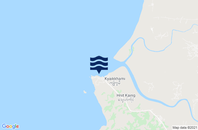 Mapa de mareas Amherst, Myanmar