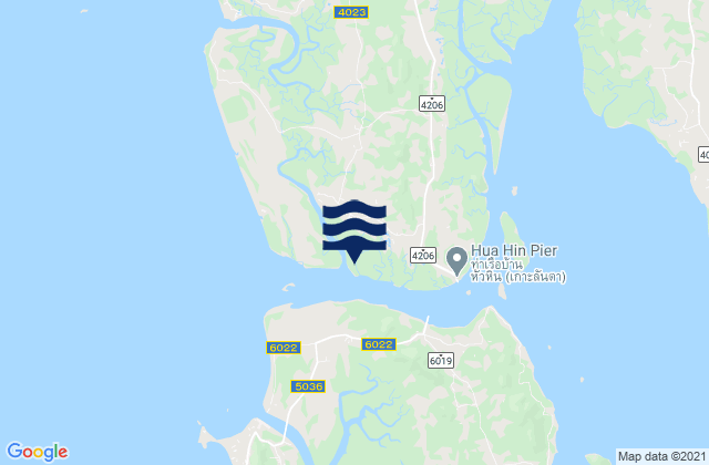 Mapa de mareas Amphoe Ko Lanta, Thailand