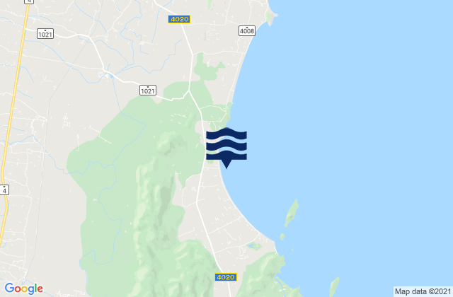 Mapa de mareas Amphoe Sam Roi Yot, Thailand