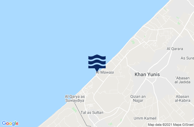 Mapa de mareas An Naşr, Palestinian Territory