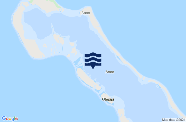Mapa de mareas Anaa, French Polynesia