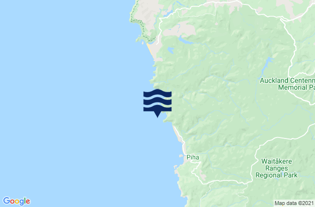 Mapa de mareas Anawhata, New Zealand