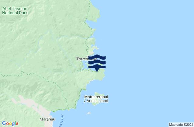 Mapa de mareas Anchor Bay, New Zealand