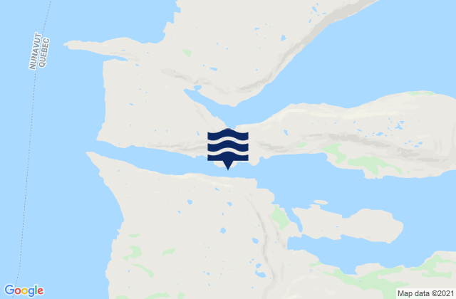 Mapa de mareas Anderson Island Hudson, Canada