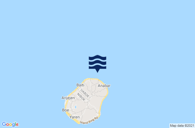 Mapa de mareas Anetan District, Nauru