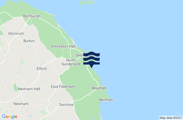 Mapa de mareas Annstead Beach, United Kingdom
