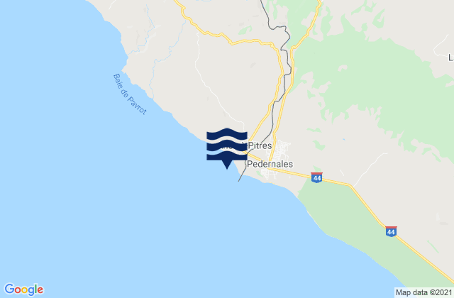 Mapa de mareas Anse-à-Pitre, Haiti