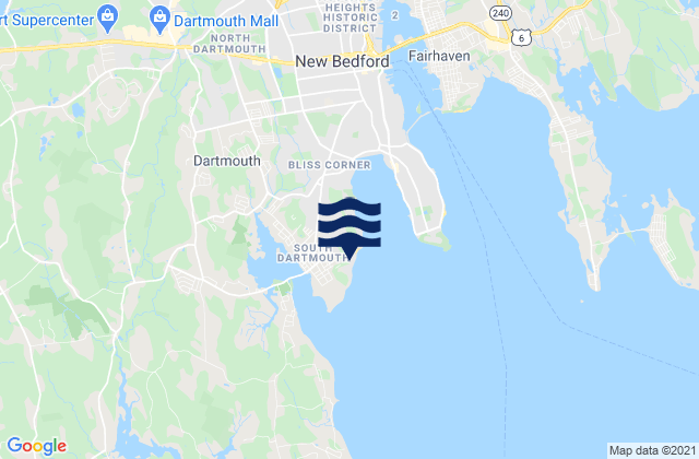 Mapa de mareas Anthonys, United States