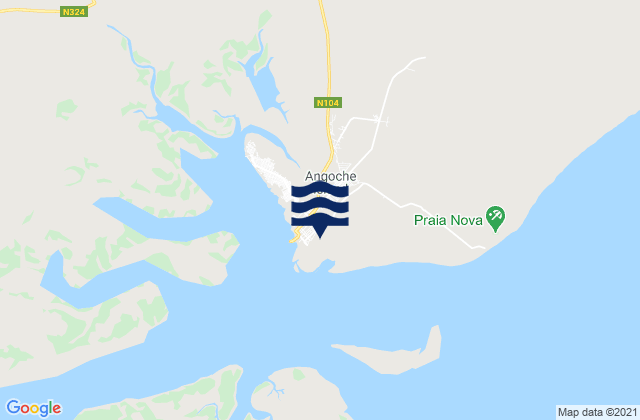 Mapa de mareas António Enes, Mozambique
