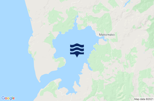Mapa de mareas Aotea Harbour, New Zealand