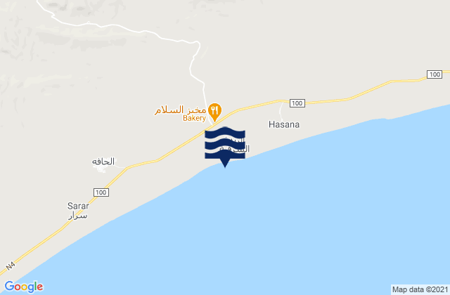 Mapa de mareas Ar Raydah, Yemen