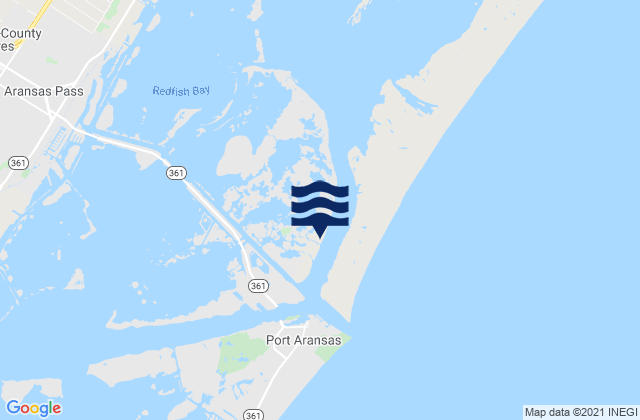 Mapa de mareas Aransas Pass Lighthouse, United States