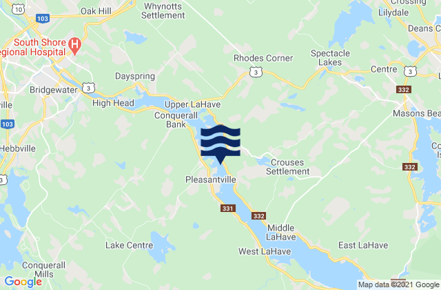 Mapa de mareas Arenburg Island, Canada