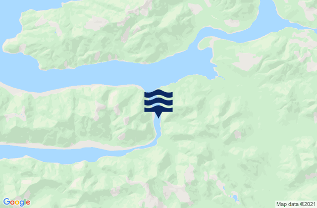 Mapa de mareas Armentieres Channel, Canada