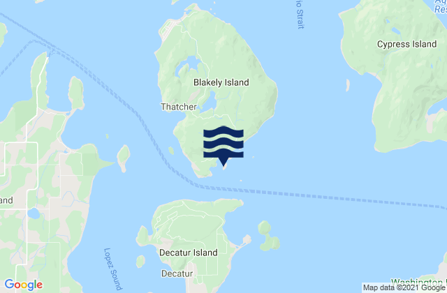 Mapa de mareas Armitage Island, United States