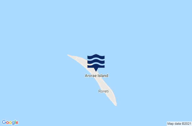 Mapa de mareas Arorae, Kiribati