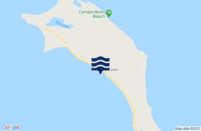 Mapa de mareas Arthur’s Town, Bahamas
