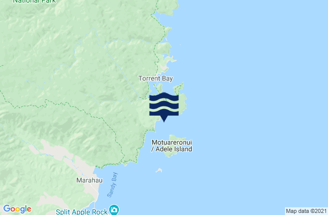 Mapa de mareas Astrolabe Roadstead, New Zealand