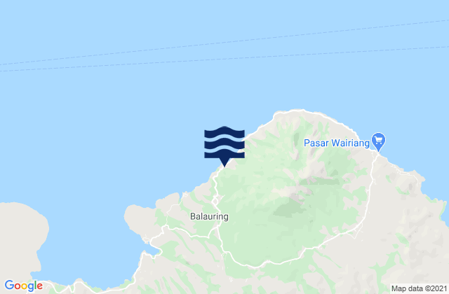 Mapa de mareas Atarodangkedang, Indonesia